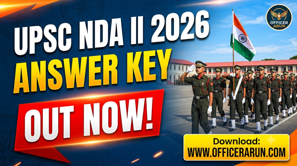 UPSC NDA II Answer Key 2026 OUT NDA 2 Answer Key 2026 Released UPSC NDA II Answer Key 2026 NDA II 2026 Answer Key OUT NDA 2 Answer Key Download