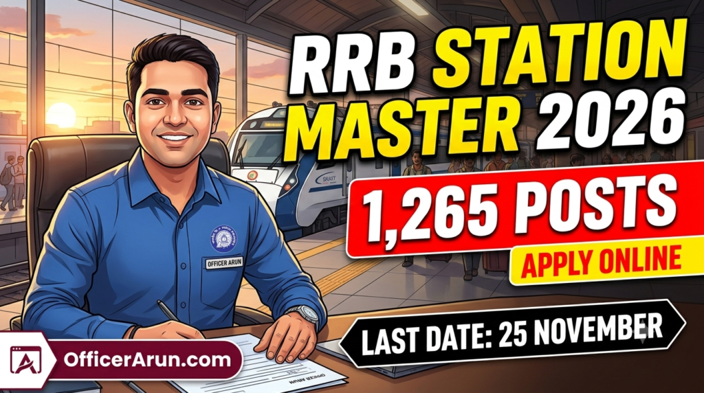 RRB Station Master Recruitment 2026