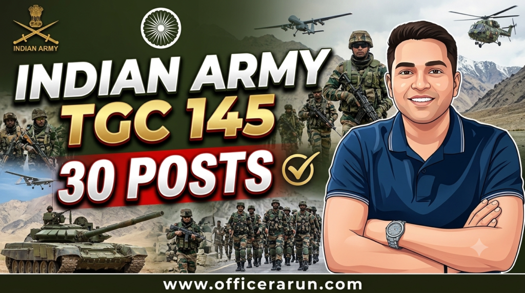 INDIAN ARMY TGC 145th RECRUITMENT 2026