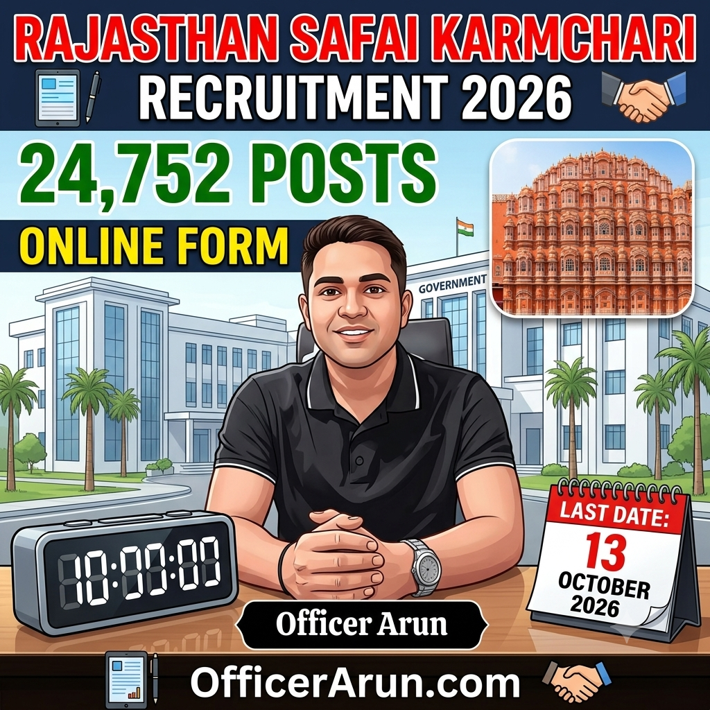 RAJASTHAN SAFAI KARMCHARI RECRUITMENT 2026