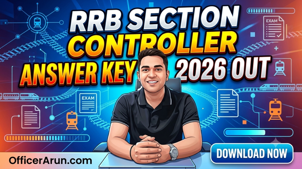 RRB Section Controller Answer Key 2026