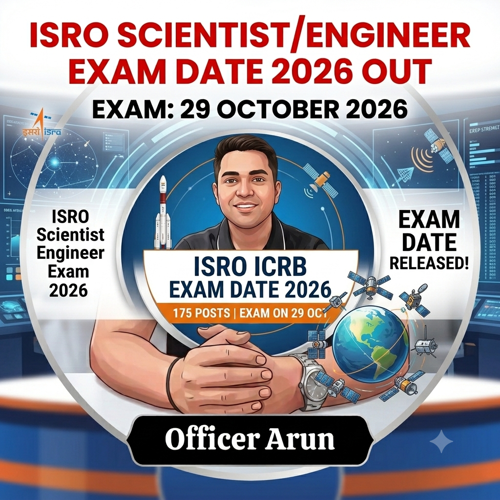 ISRO ICRB Scientist Engineer Exam Date 2026 Out : Check Now